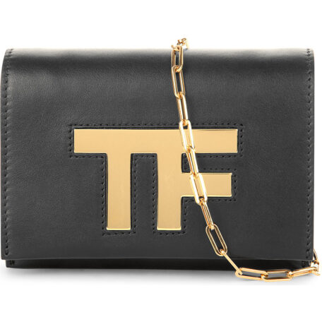 Tom Frod logo leather cross-body bag
